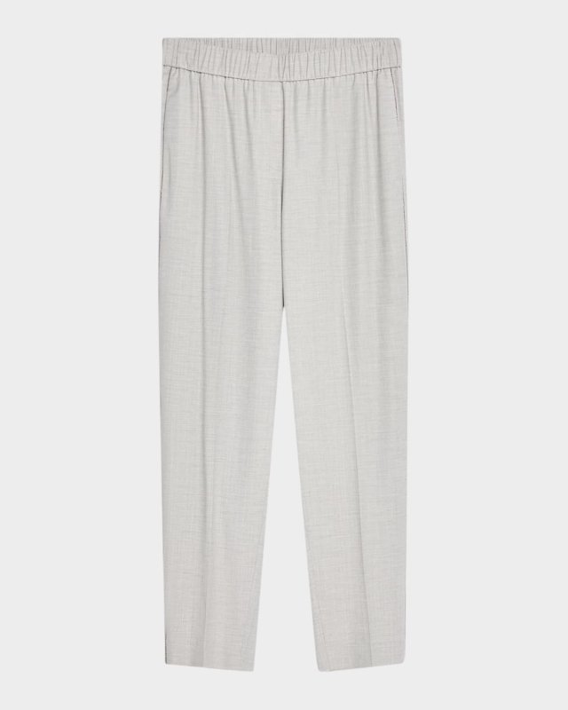 Tapered Punto Luce Crop Pants